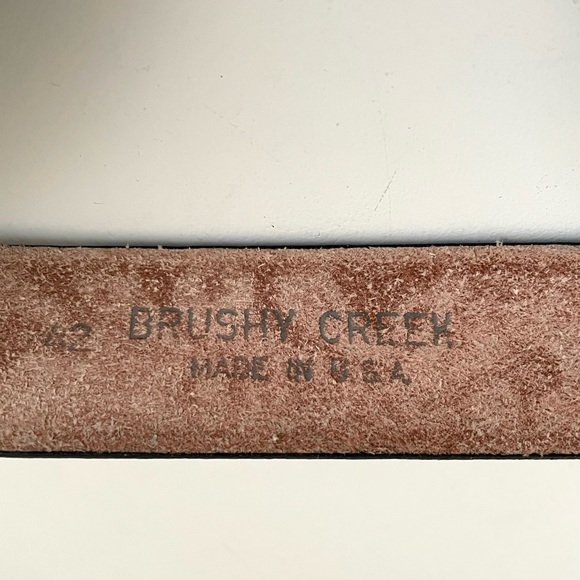 Brushy Creek Western Cowhide Belt - Picture 3 of 10